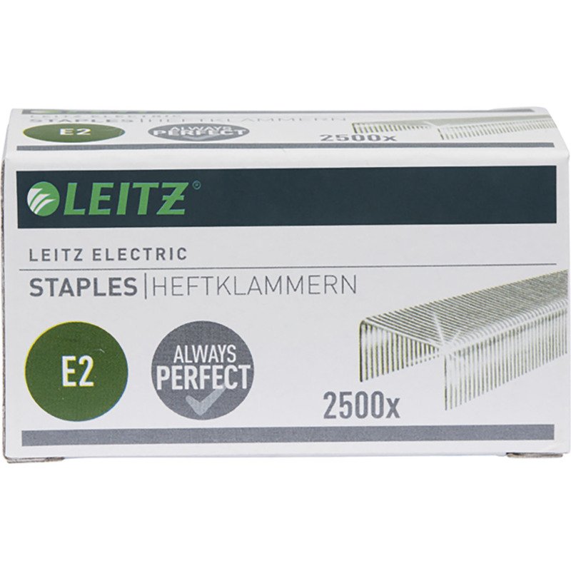 Agrafe Leitz pour agrafeuse électrique 5533 galvanisée - Boîte de 2500