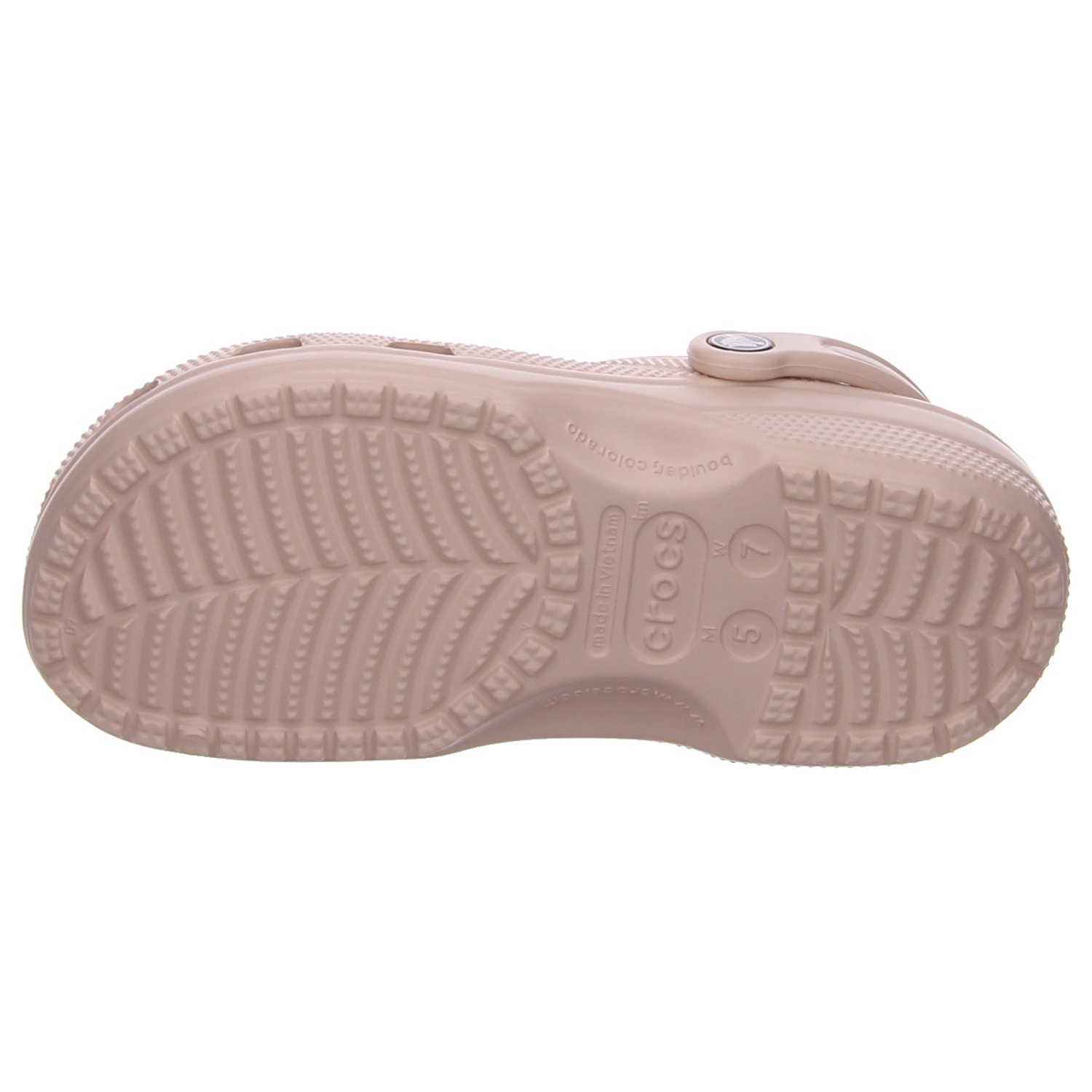 Crocs Pantolette rosé beige