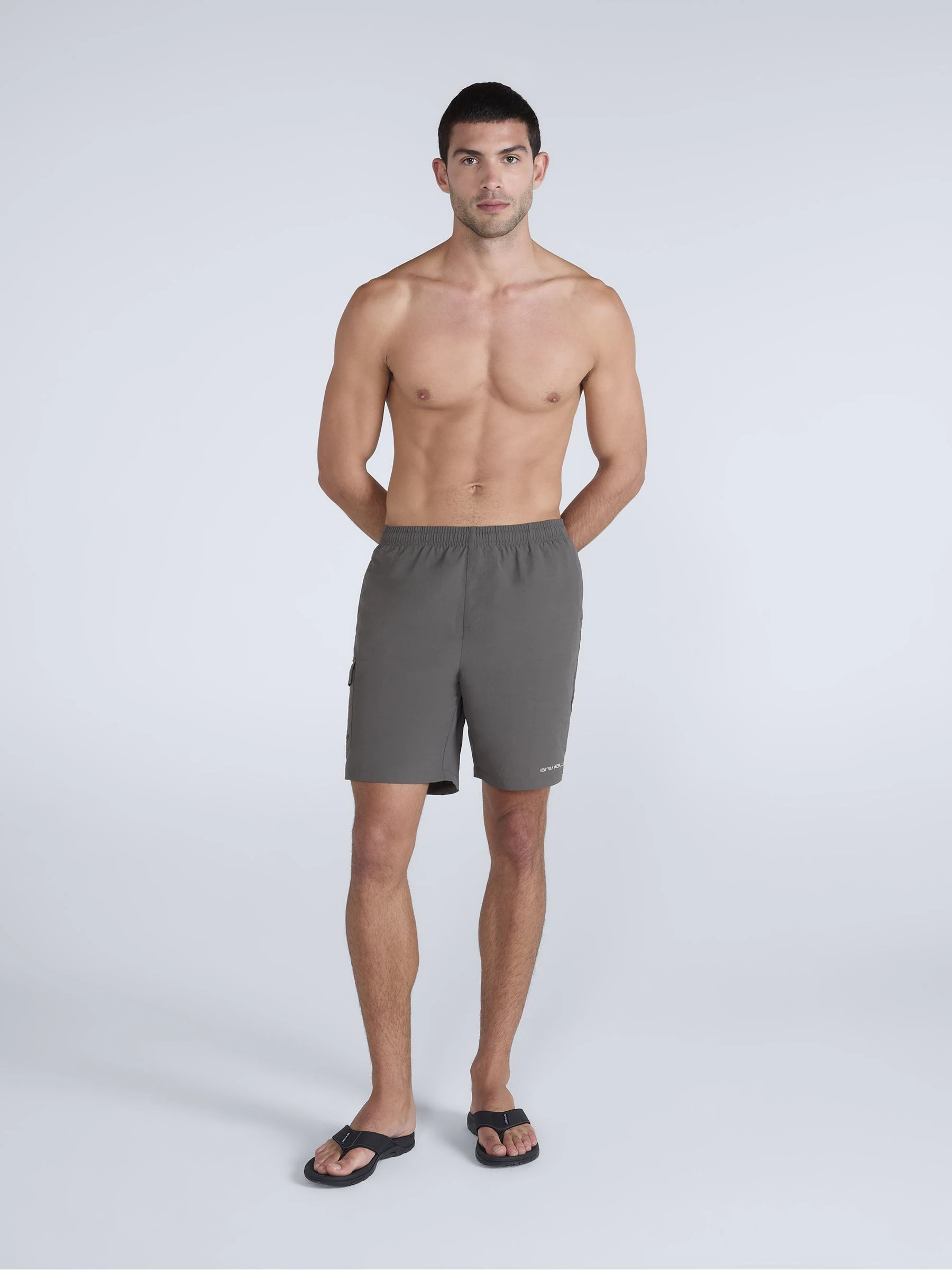 Groen - Animal Reeva waterafstotende zwemshort voor dames