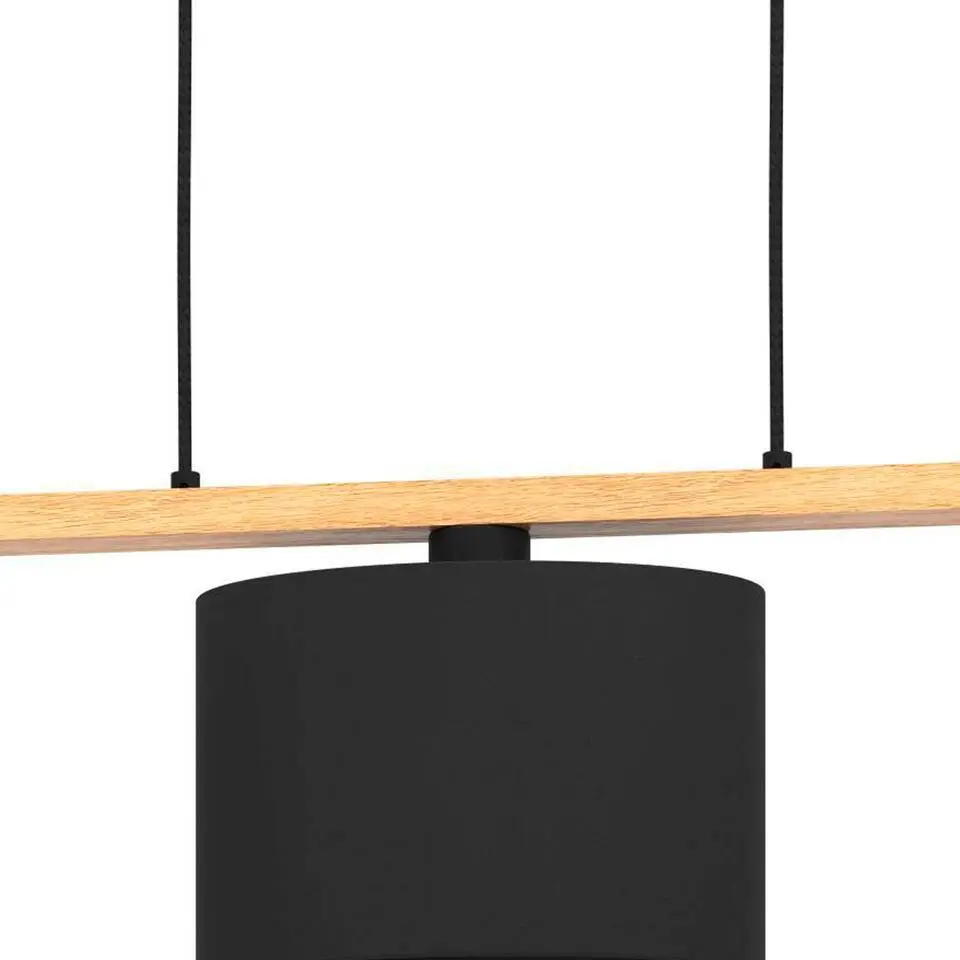 EGLO Castralvo Hanglamp - E27 - 97,5 cm - Bruin/Zwart