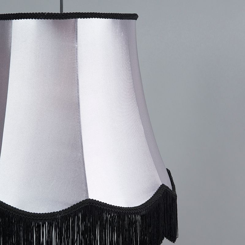 Retro hanglamp zwart met grijs 45 cm - Granny