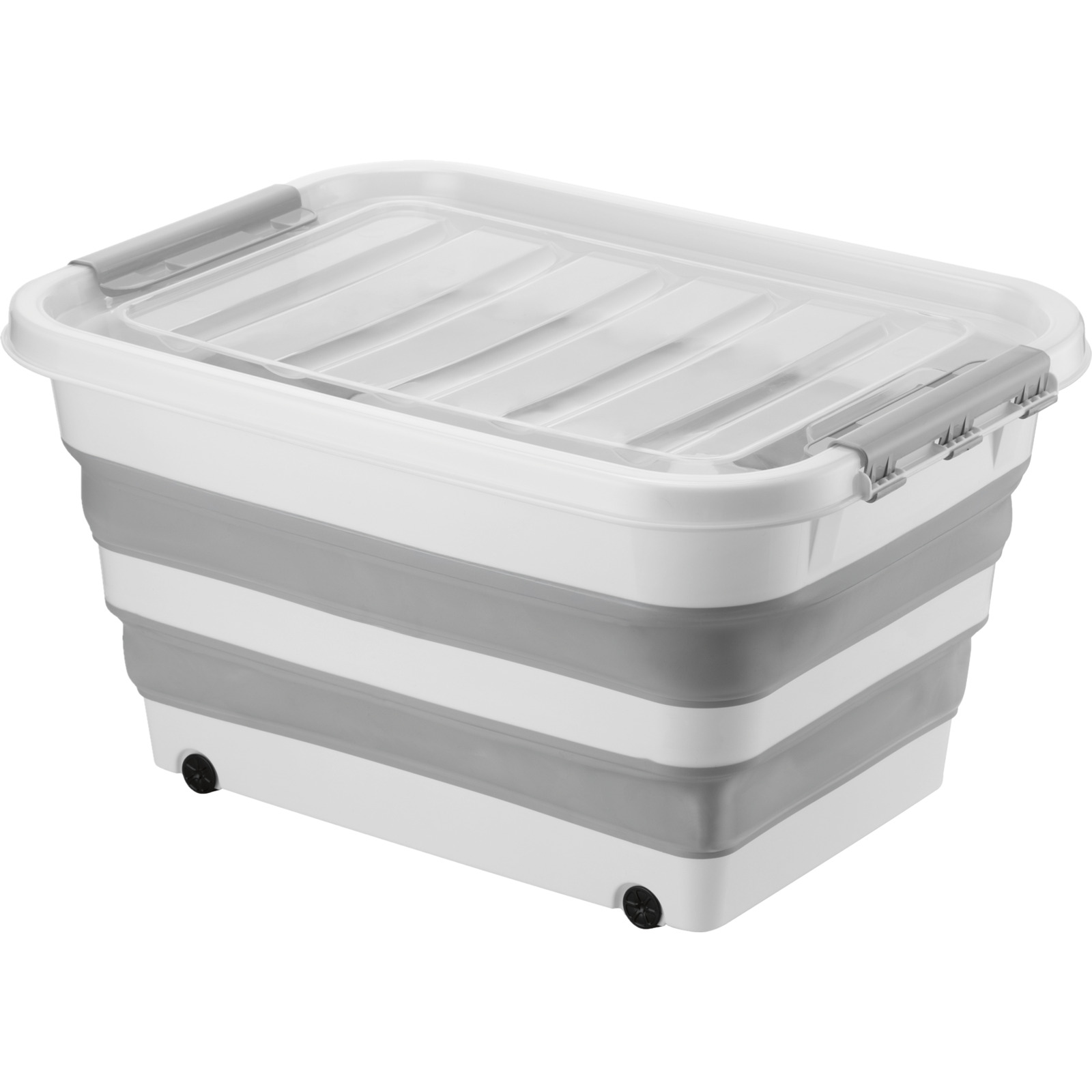 Box faltbar mit Rollen und Deckel, 30 Liter