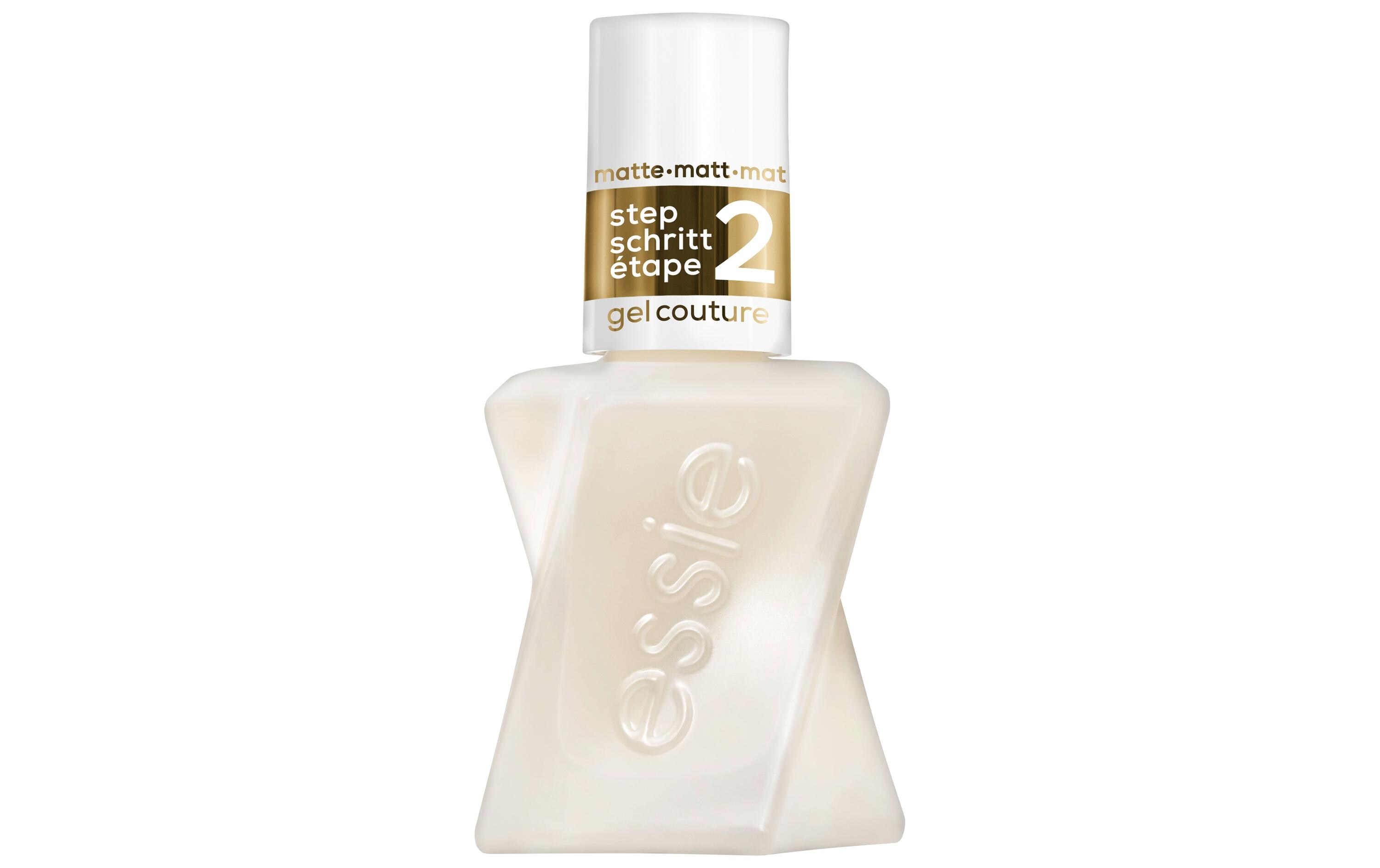 Topcoat Gel Couture 01 matteNagellack mit Gel-Finish ohne UV-Lampe ganz einfach von Zuhause in Salon-Gel-Qualität versiegeln