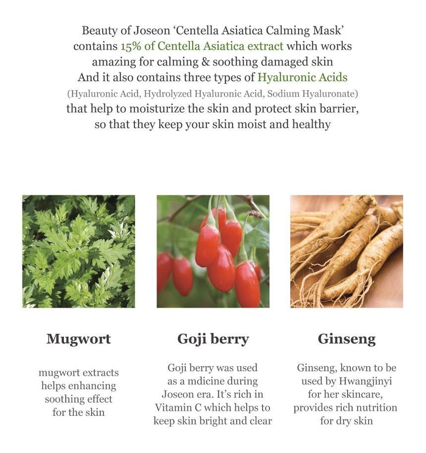 Schoonheid van Joseon - Centella Asiatica Kalmerend Masker