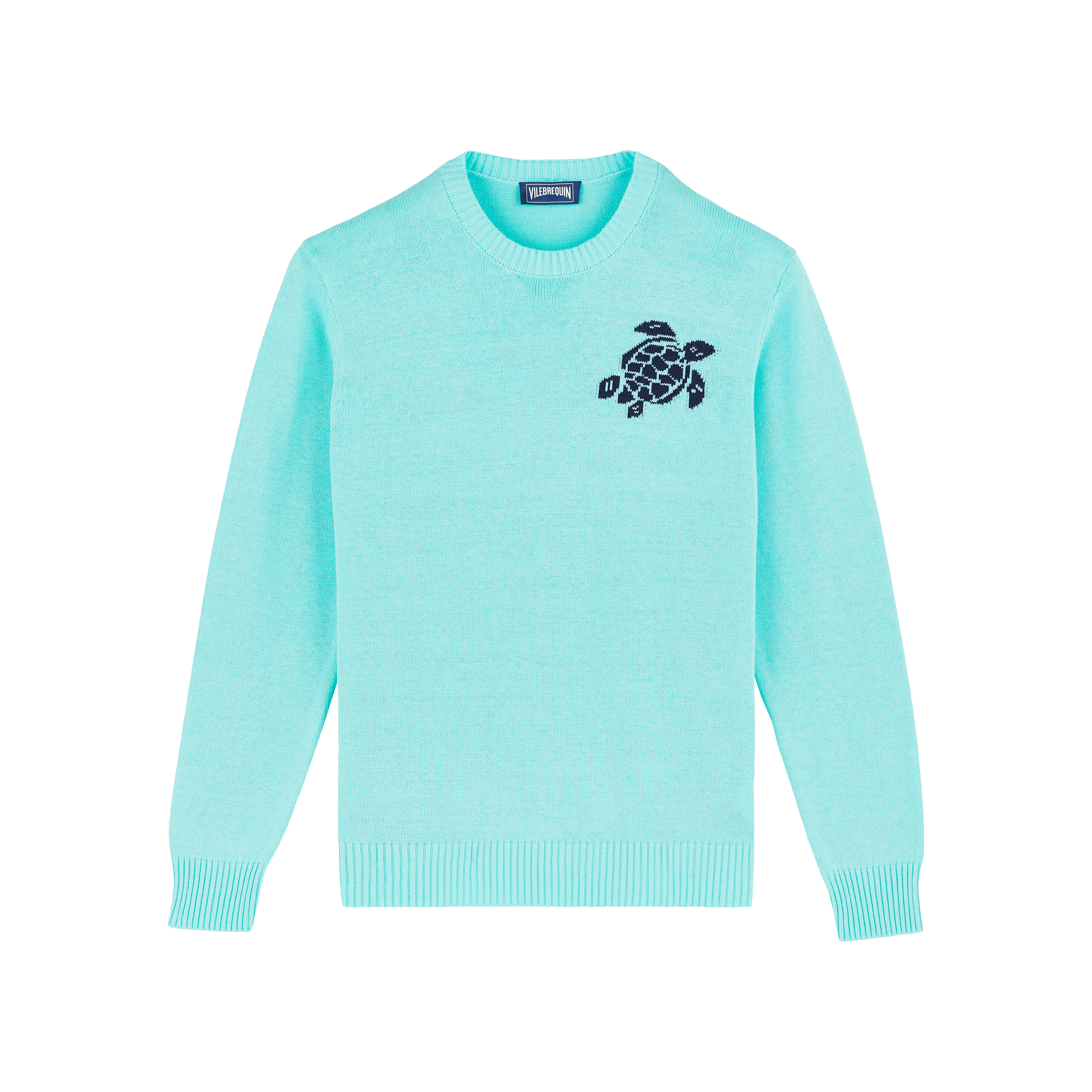 Pullover en Coton et Cachemire Ras-du-Cou Homme Tortue