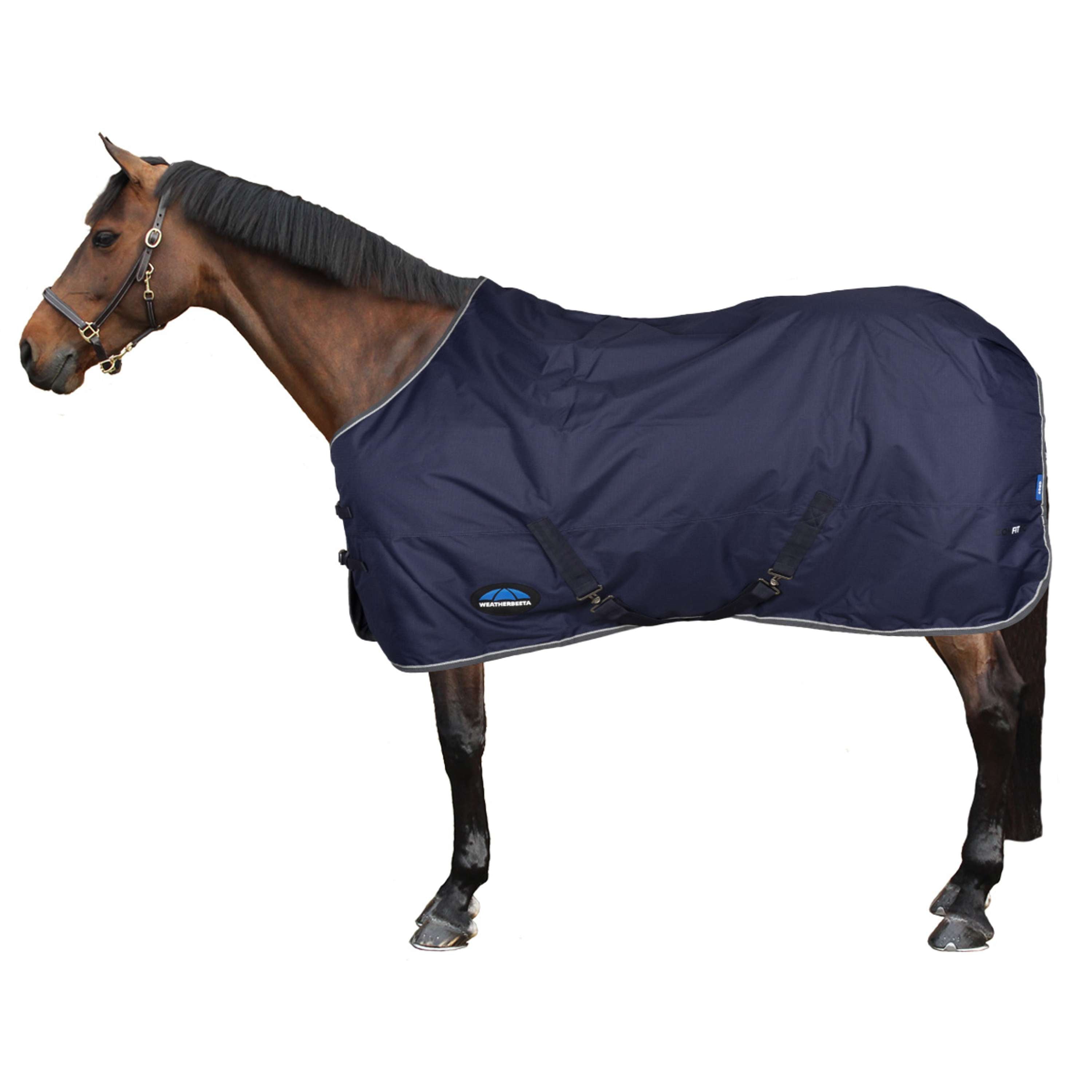 WeatherBeeta ComFiTec Tyro Turnout Standard Neck 50g Navy/Charcoal