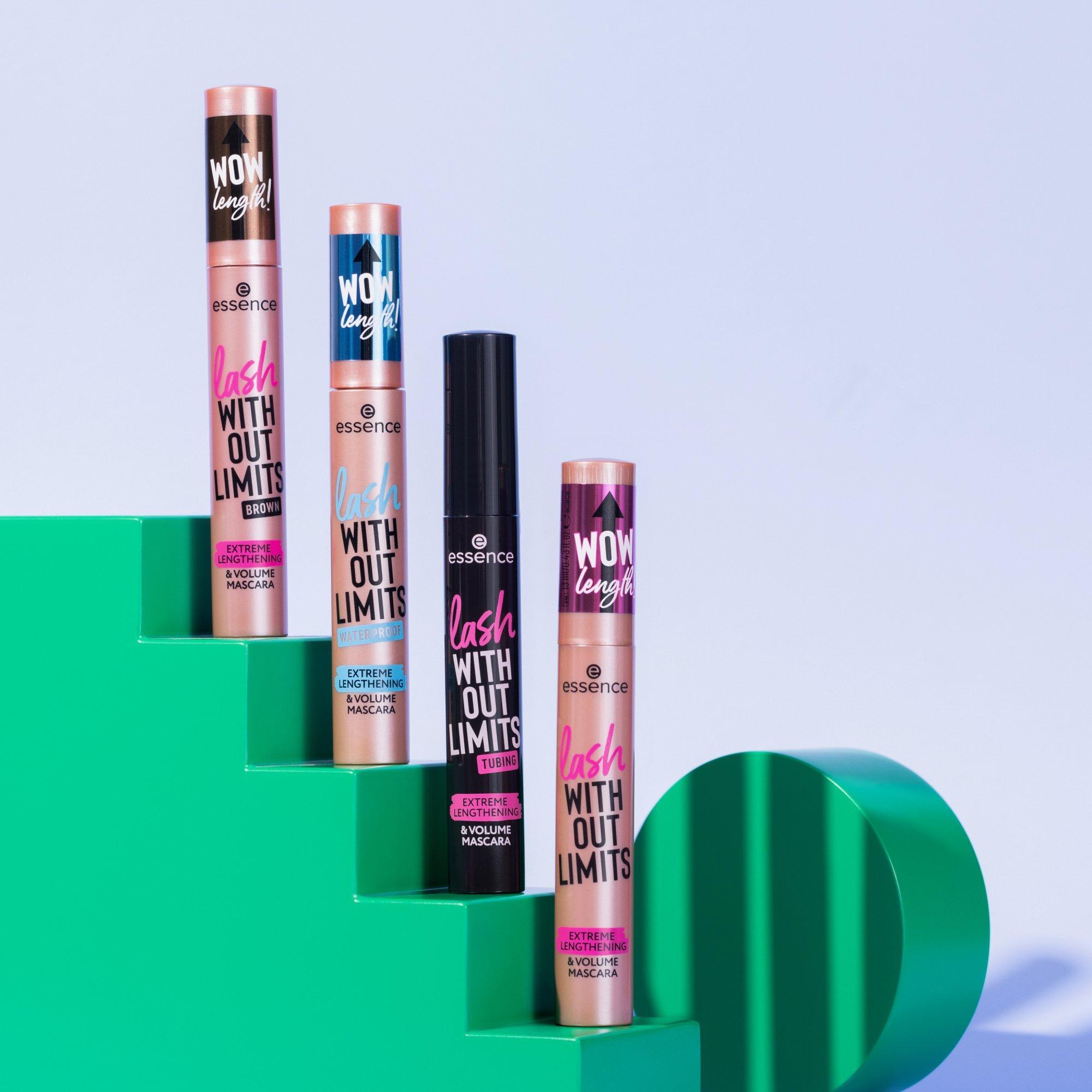 lash WITHOUT LIMITS WATERPROOF EXTREME LENGTHENING & VOLUME MASCARA