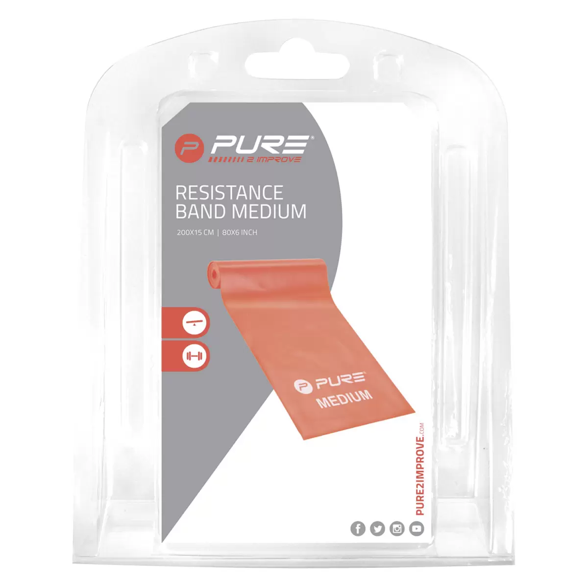 Widerstandsband XL Pure2Improve Medium