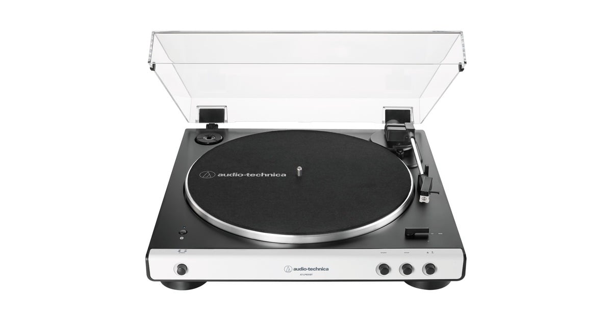 Audio-TechnicaAT-LP60XBT Platenspeler  (Wit, Bluetooth)