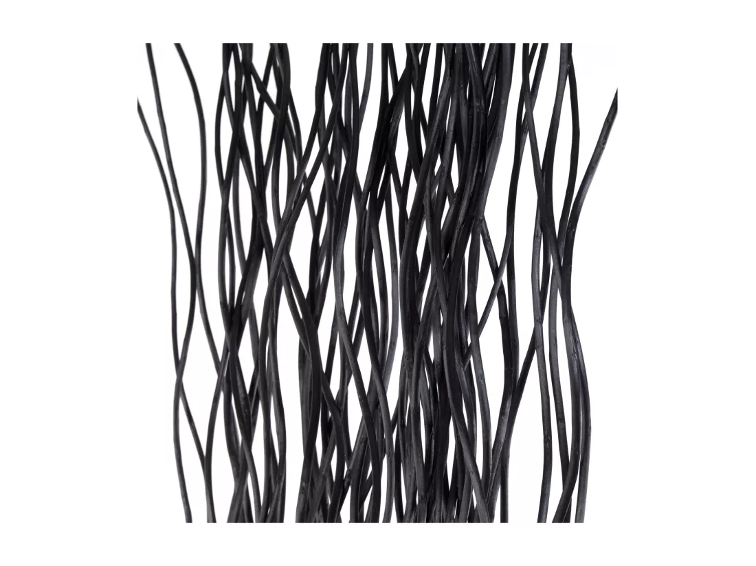 PARAVENT VAGUE Branches de saule schwarz