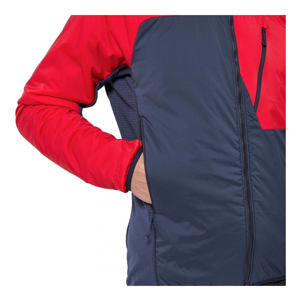 Millet MAGMA HYBRI - Polaire Homme saphir/rouge