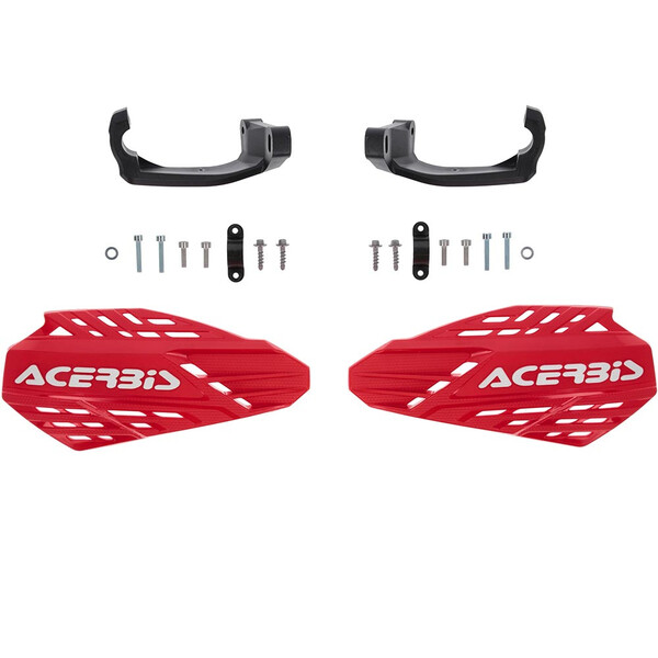 Acerbis - Protège-mains Linear Vented Rouge / Blanc