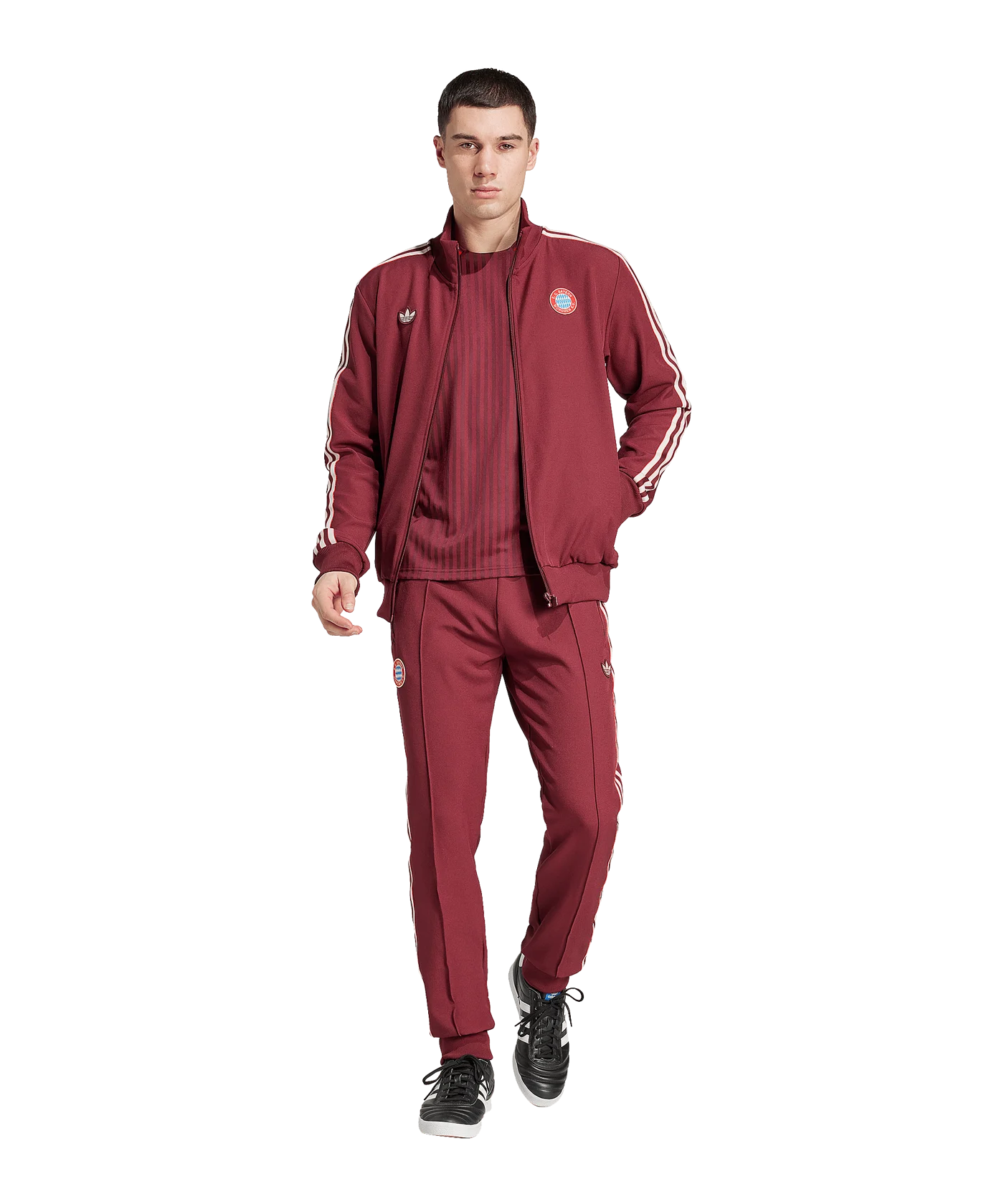 adidas FC Bayern München Terrace Icon Trainingsjacke Rot