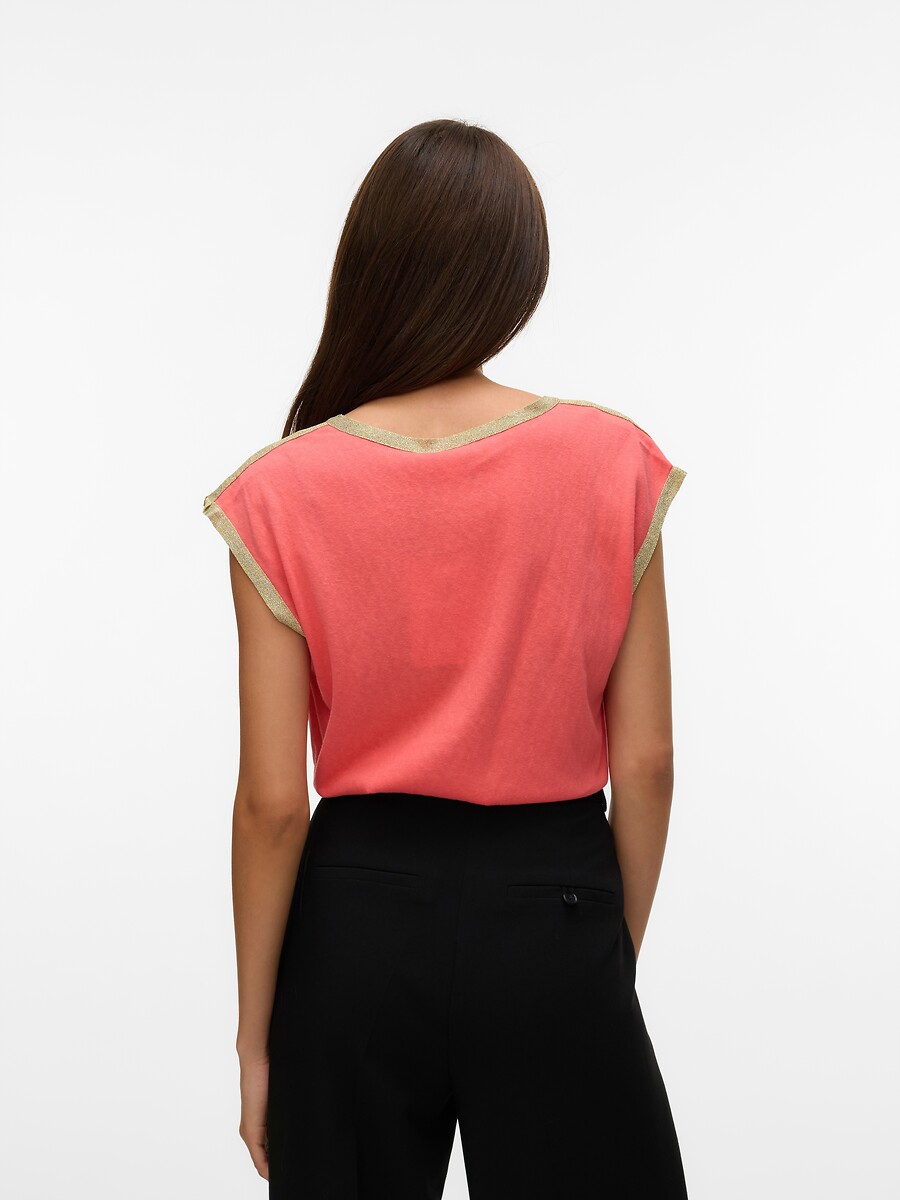 VERO MODA<br>Camiseta com decote em V