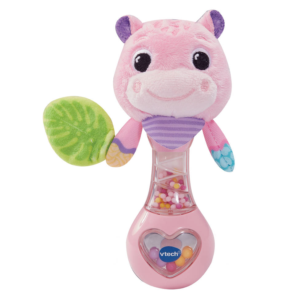 VTech Baby dierenvriendjes rammelaar nijlpaard - roze