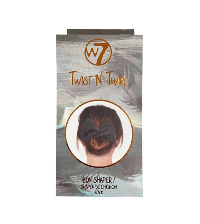 W7 - Scrunchie Twist N Twirl Bun Shaper - Black