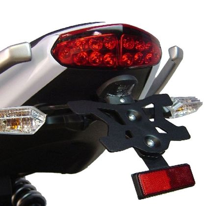Support de plaque Top Block KAWASAKI ER6 N / ER6 F 09/11 - Noir