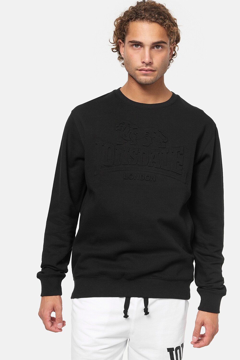 Lonsdale Herren Rundhals Sweatshirt normale Passform DUISKY