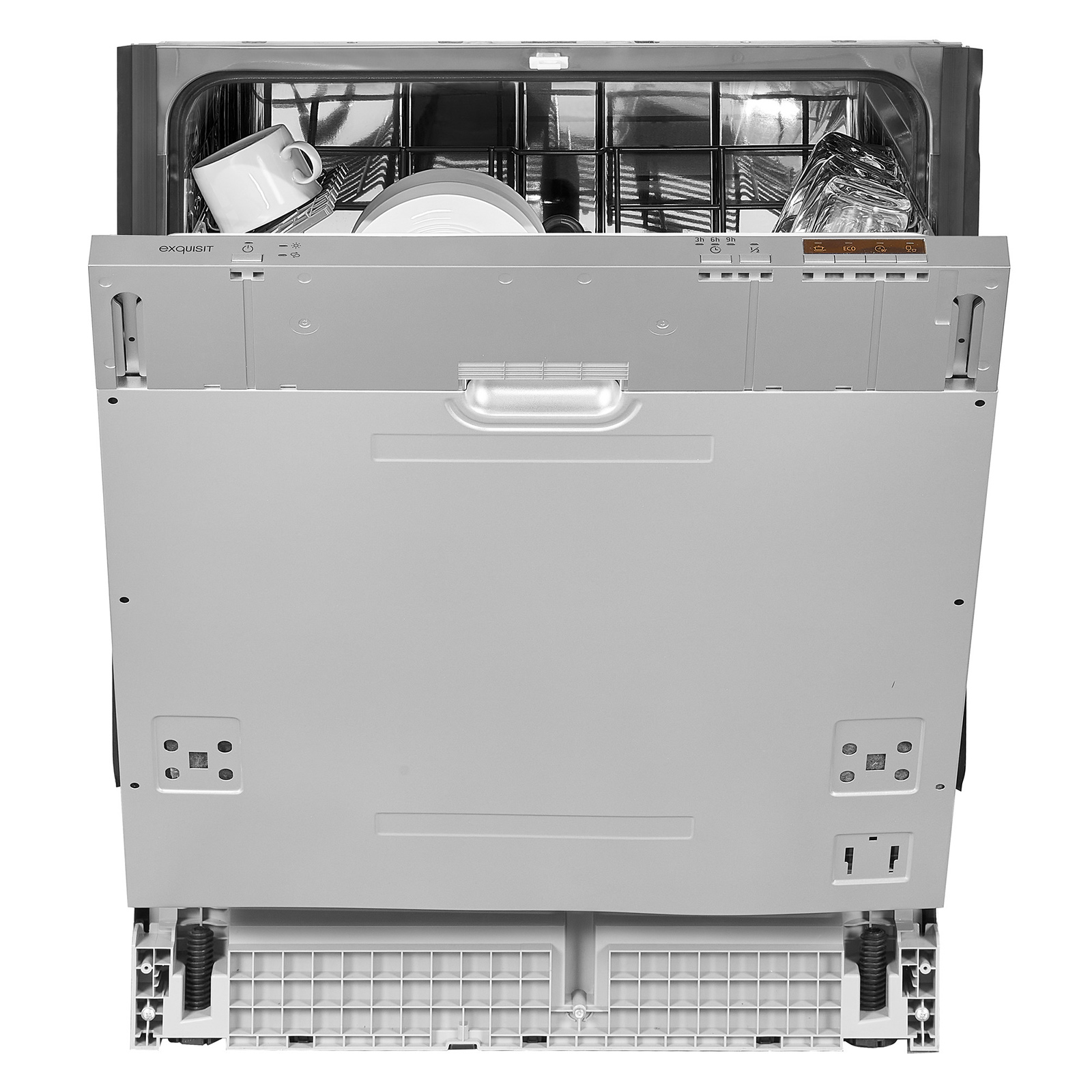 EXQUISIT Einbau-Geschirrspüler EGSP6012-E-030 INOX - vollintegriert - 60 cm - E