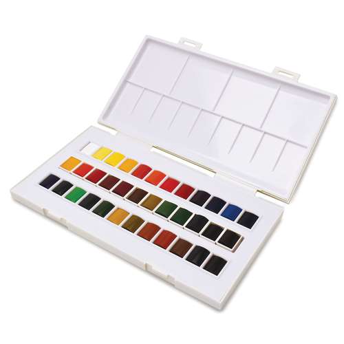 SENNELIER „La petite Aquarelle“ Set, 30   6 halbe Näpfchen