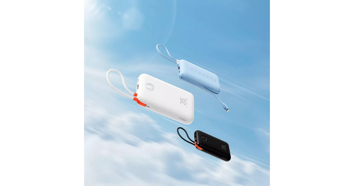 VEGERK2 powerbank 20.000 mAh  (Zwart/oranje)