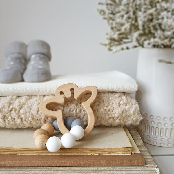 BamBam Wooden Giraffe Bijtring