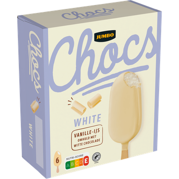 Jumbo Choc's White 6 Stuks 600 ml