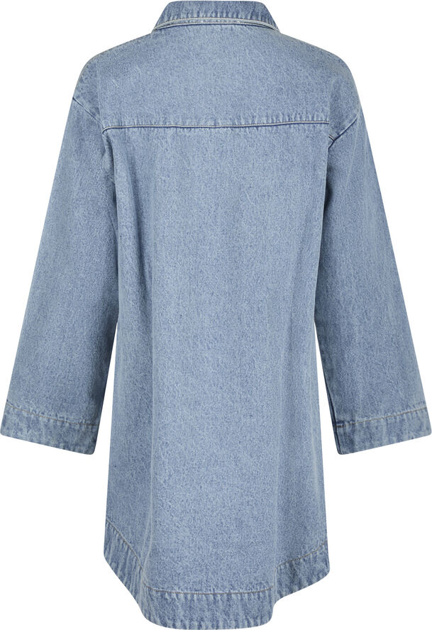 Neo Noir Paras Denim Dress Smoke blue