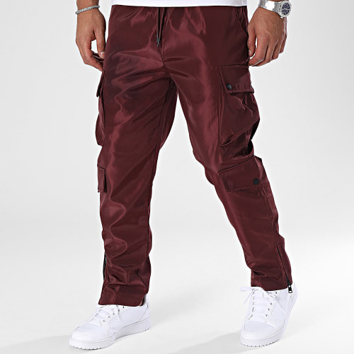 Pantalon Cargo Bordeaux