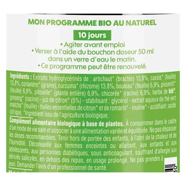 Coquetel Detox Universal Orgânico Biosens 500ml