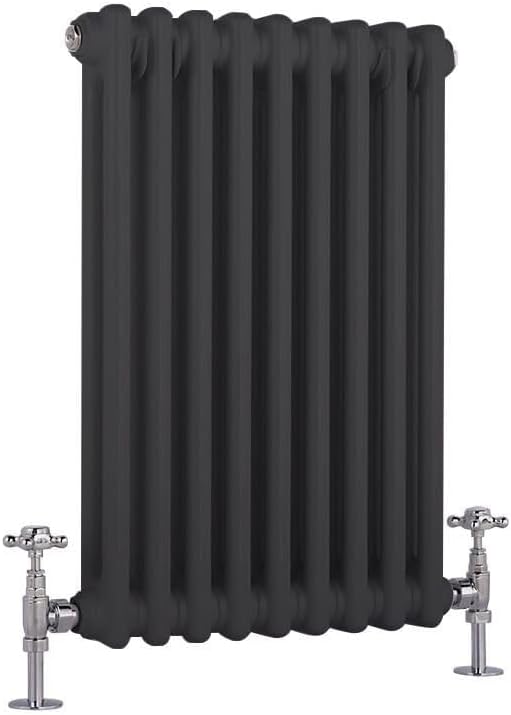 Hudson Reed Regent - Gliederheizkörper 600mm x 425mm in Anthrazit