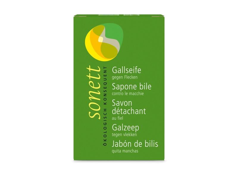 Sonett Gallseife am Stück 100 g Altbewährtes und höchst wirksames Fleckenmittel