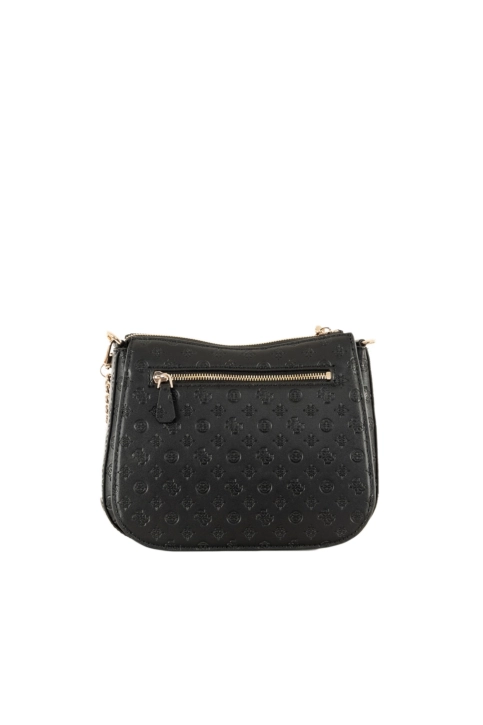 Sacs à main guess jeans arlena logo crossbody hobo blo black logo