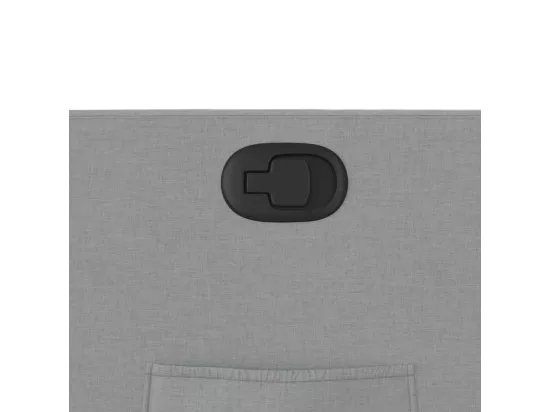 Fauteuil inclinable Gris clair Tissu