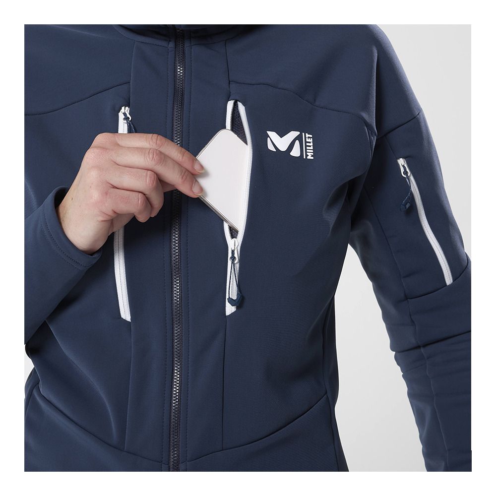 Millet PIERRA MENT - Veste hybride Femme saphir