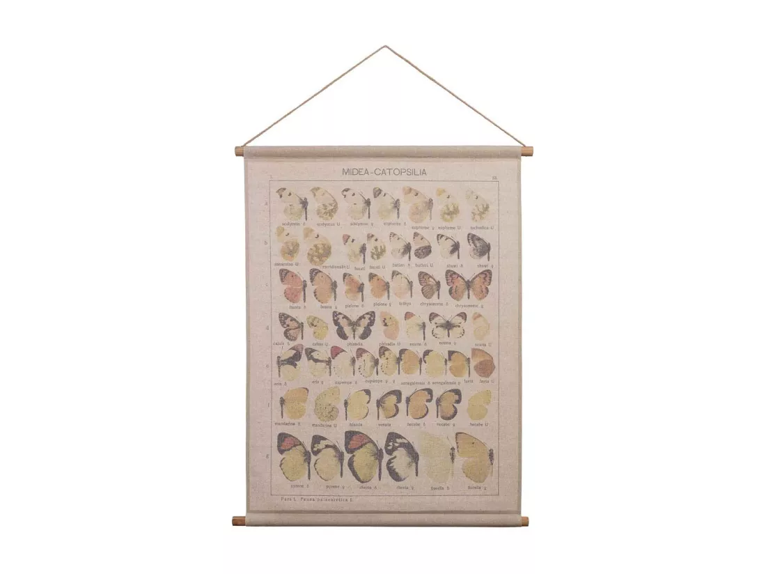Toile imprimée en parchemin