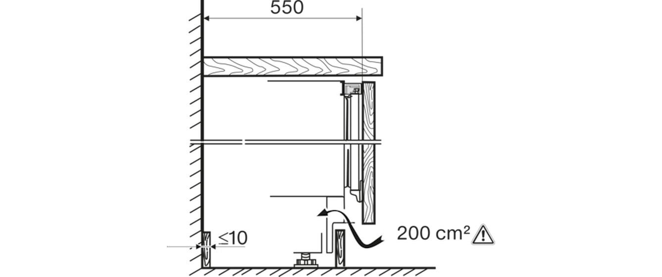 Einbaukühlschrank K 31242 UiF-1 Rechts<br>Unterbau-Kühlschrank