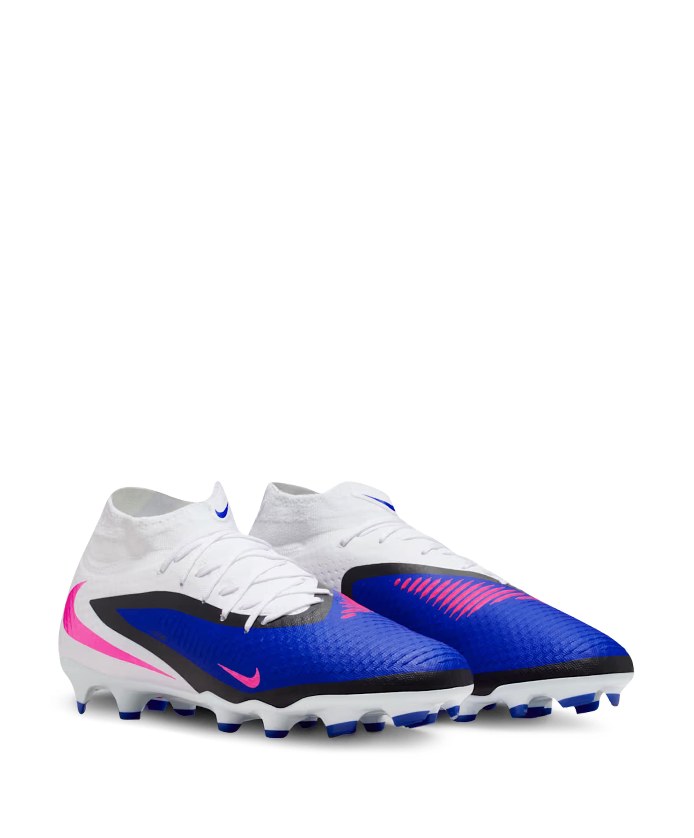 Nike Phantom 6 High Acad Fg/mg heren voetbalschoenen blauw