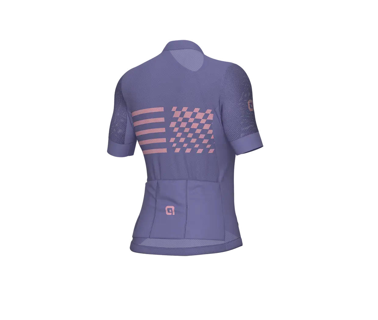 Ale PR-E Play Fietsshirt Korte Mouwen Paars/Roze Dames