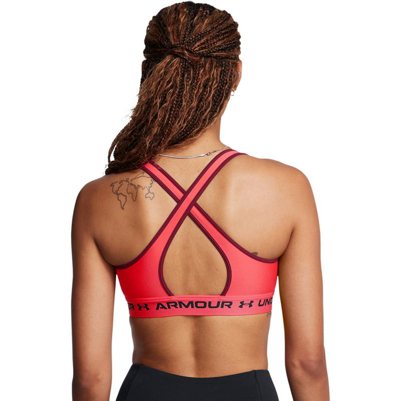 Under Armour Crossback Medium Support Sports BH Dame
