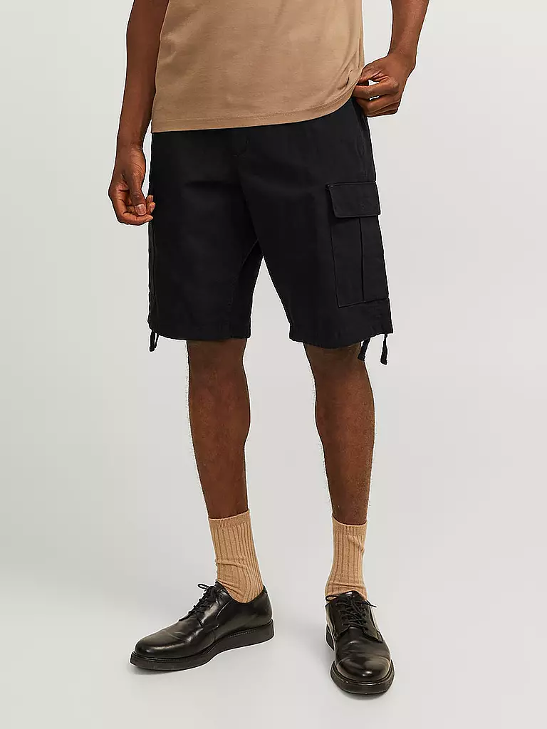 JACK & JONES Cargoshorts JPSTCOLE BARKLEY schwarz