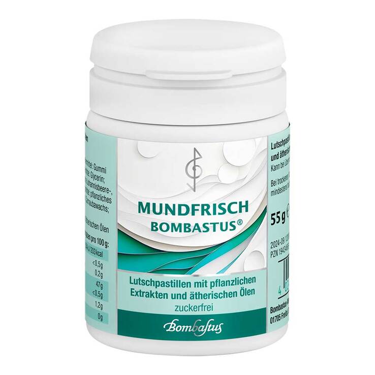 Mundfrisch Bombastus Pastillen zuckerfrei, 55 g