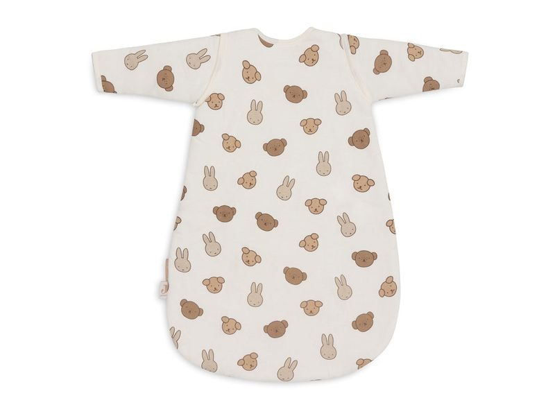 Jollein Baby-Ganzjahresschlafsack Miffy and Friends 60 cm Gefütterter Schlafsack mit abnehmbaren Ärmeln