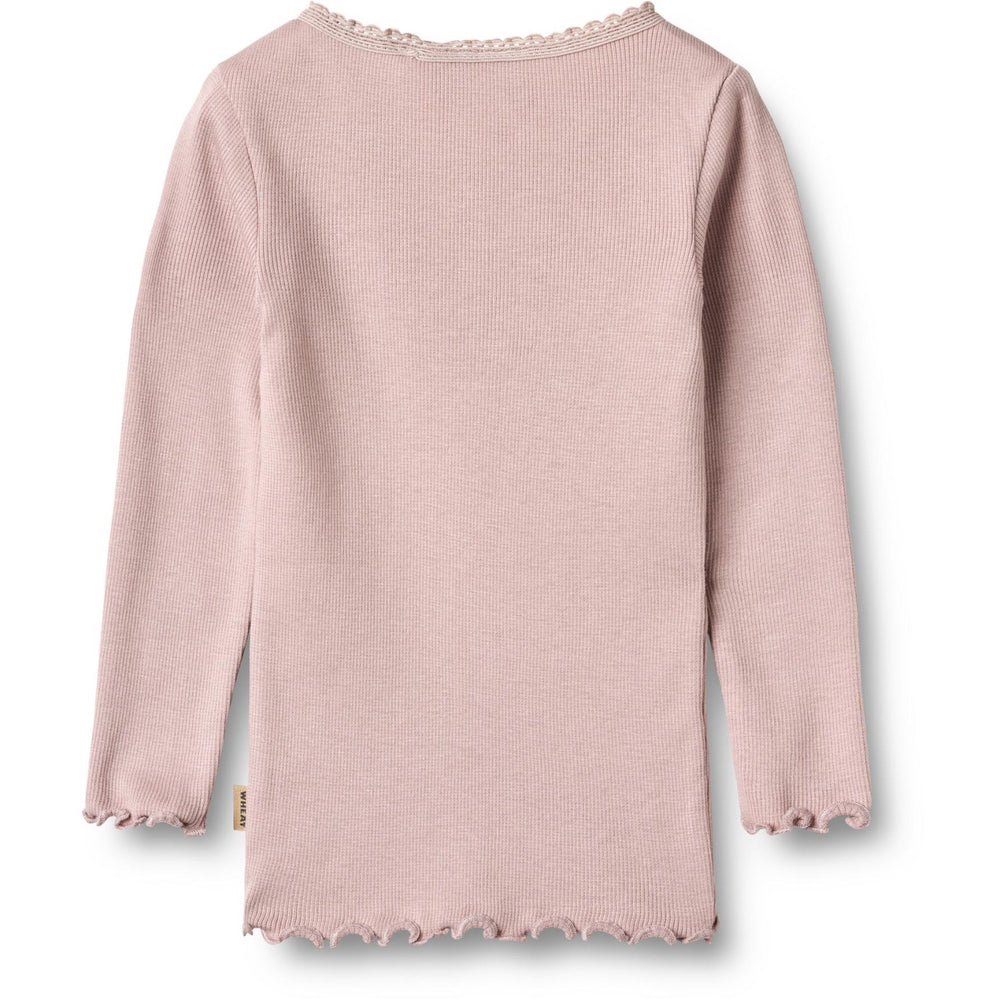 Køb Wheat Soft Lilac Rib Bluse Reese