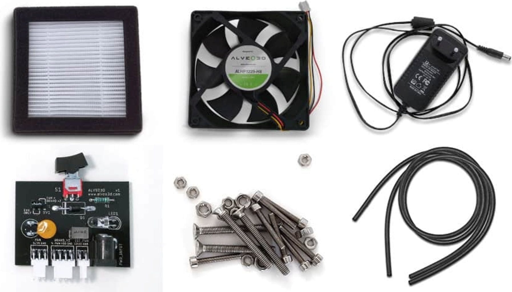 Alveo3D  AlveoONE / AlveoONE-R Kit    DIY Filterbox für saubere Luft beim 3D Druck