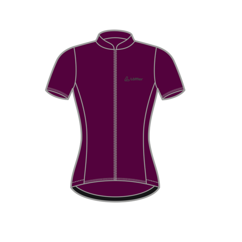 Löffler FZ Clear Hotbond paars dames fietsshirt