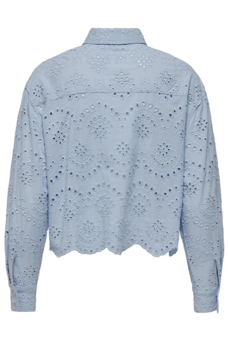 Only blauwe dames blouse