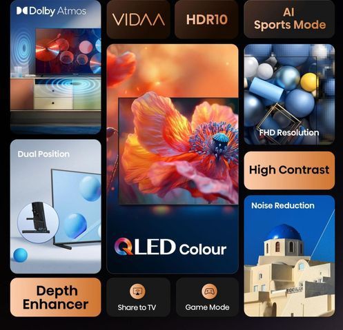 Hisense - 32A5Q - LED TV - Full HD - QLED - 32 Inch