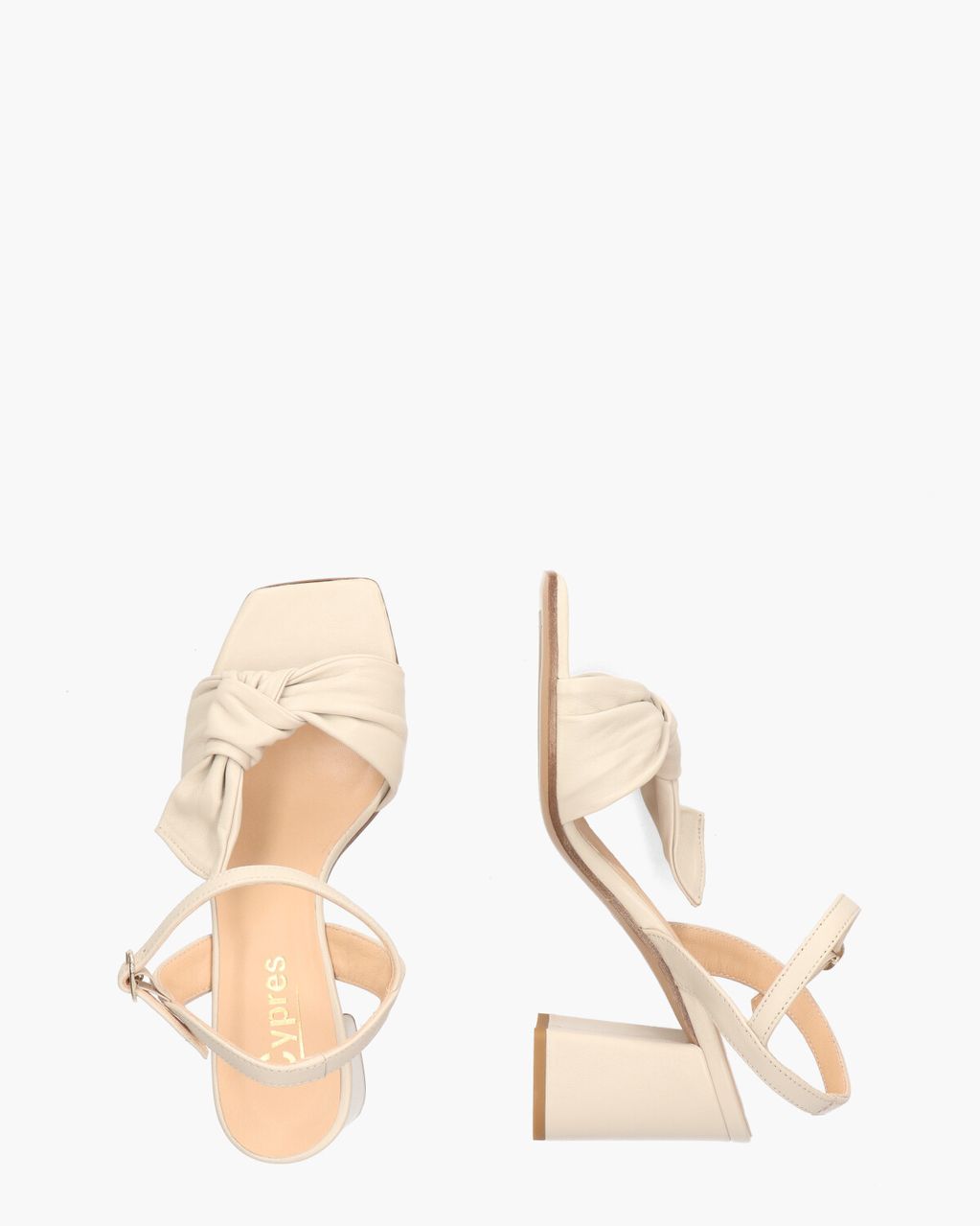 Cypres 2806 Lichtbeige Damessandalen