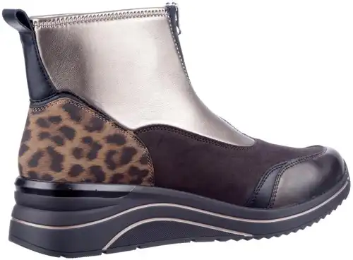 Remonte multi metallic D0T78-90 H - maat 44 enkellaars multi metallic - maat 44 Calandschoen